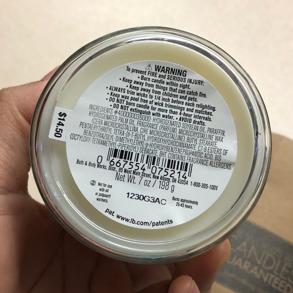 NWT Bath & Body Works Single Wick Candle MIDNIGHT BLUE CITRUS - Picture 2 of 3